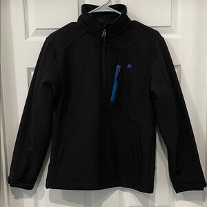 Snozu Black Performance Jacket with Blue Accents